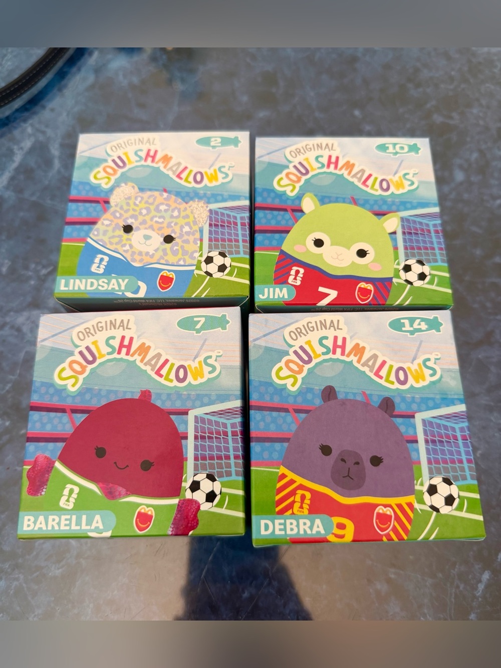 McDonalds Squishmallows FIFA World Cup 2026 Plush  #2,#7, #10,#14